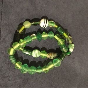 🌻Glass bead bracelet
